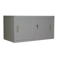 HFC-154 Steel Cabinet with Sliding Doors - Image 2