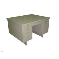 HFD-118 Steel Table with Double Side Pedestal For 2 people