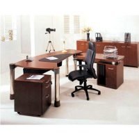 HFV-197 Veneer Executive Office Desk
