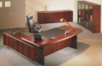 HFV-208 Veneer Executive Office Desk