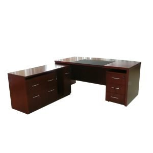 HFV-209 Veneer Executive Office Desk