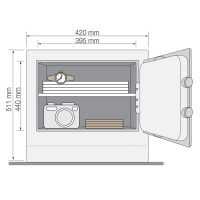 Yale® Elite Safe for Documents (Small) - YSELC/450/B1 - Image 4